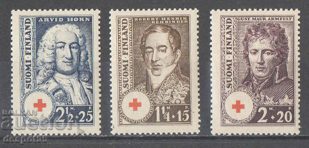 1936. Finland. Red Cross - Presidents.