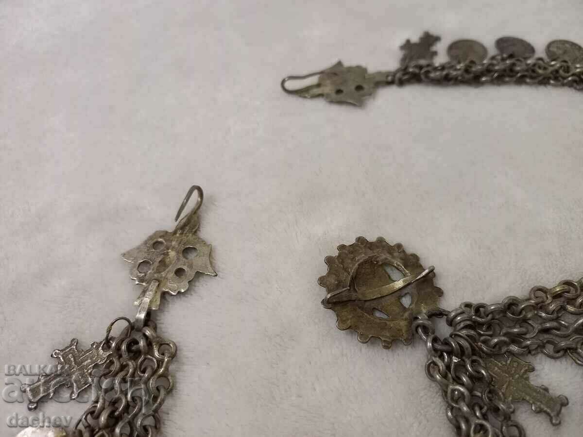 Costum UNIC renascentist macedonean din argint Kyustek din secolul al XIX-lea - 7