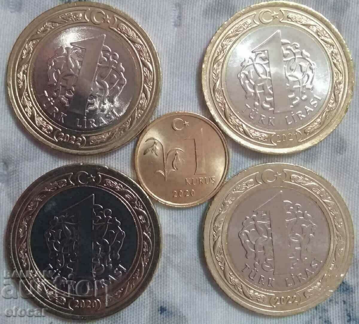 Delivery of lot 1 lira Turkey 2021,2022 jubilee Delivery of lot 1 lira Turkey 2021,2022 jubilee