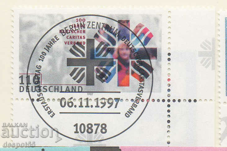 1997. Германия.100 год. на германското дружество Каритас.