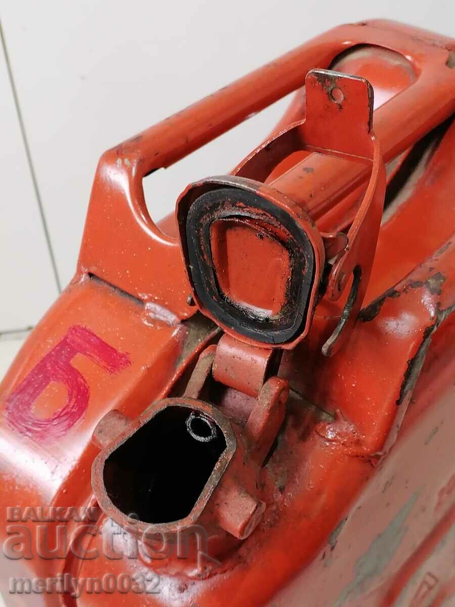 Canistra ruseasca 20 litri pentru combustibil URSS anii '60 real soc - 6