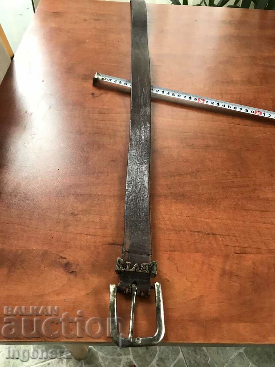 LEATHER BELT BUCKLE-115 CM with price 17.00 BGN | € 8.69 LEATHER BELT BUCKLE-115 CM with price 17.00 BGN | € 8.69