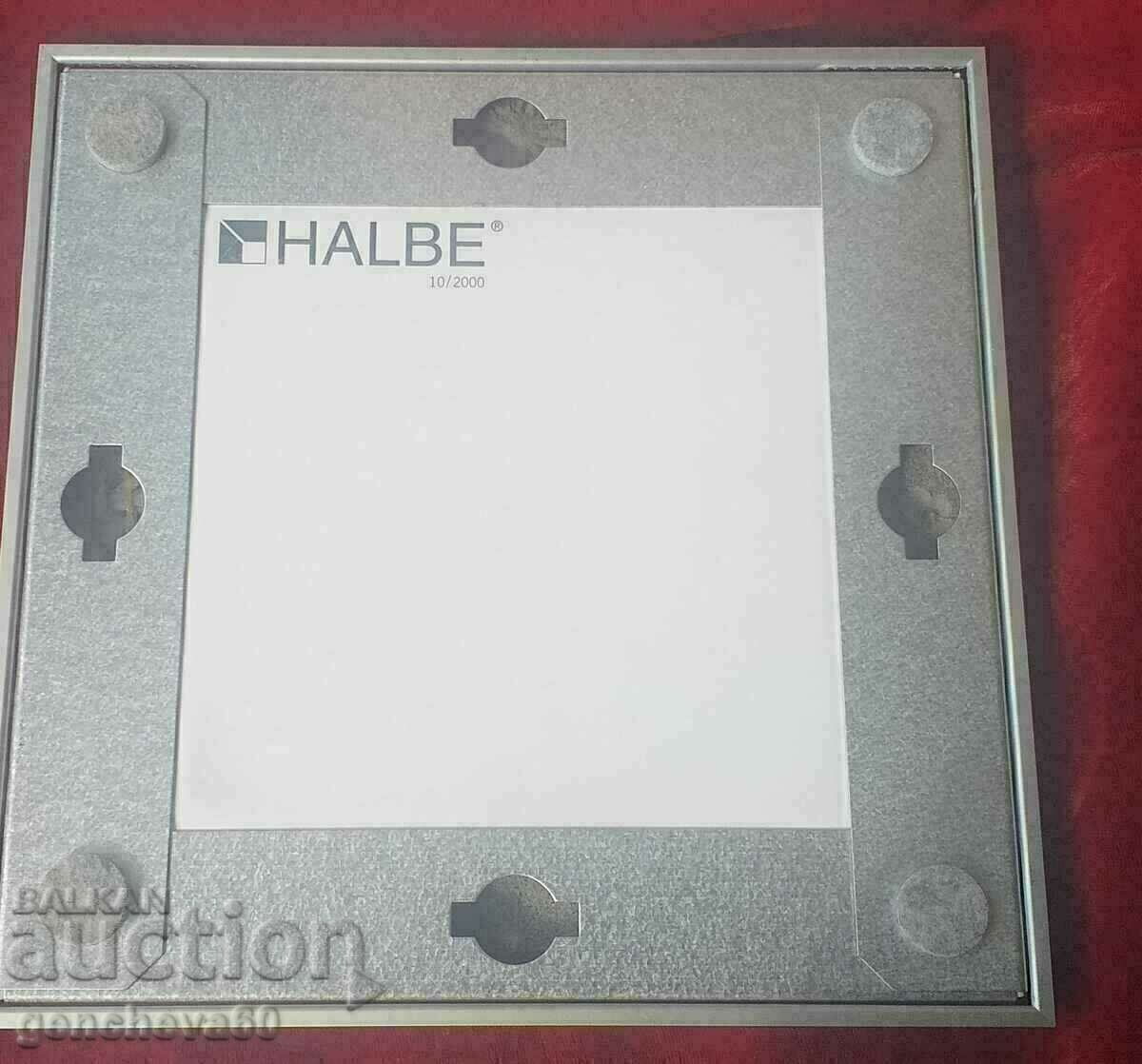 Auction  Photographic picture in aluminum frame HALBE