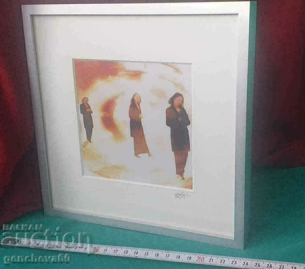 Photographic picture in aluminum frame HALBE Photographic picture in aluminum frame HALBE