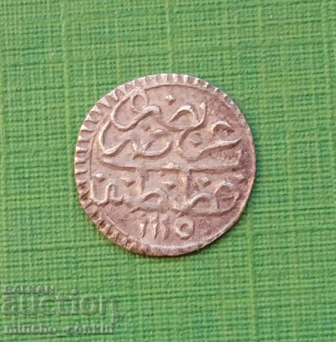 Ottoman Empire Akce 1115/7 1711 Ahmed 3.