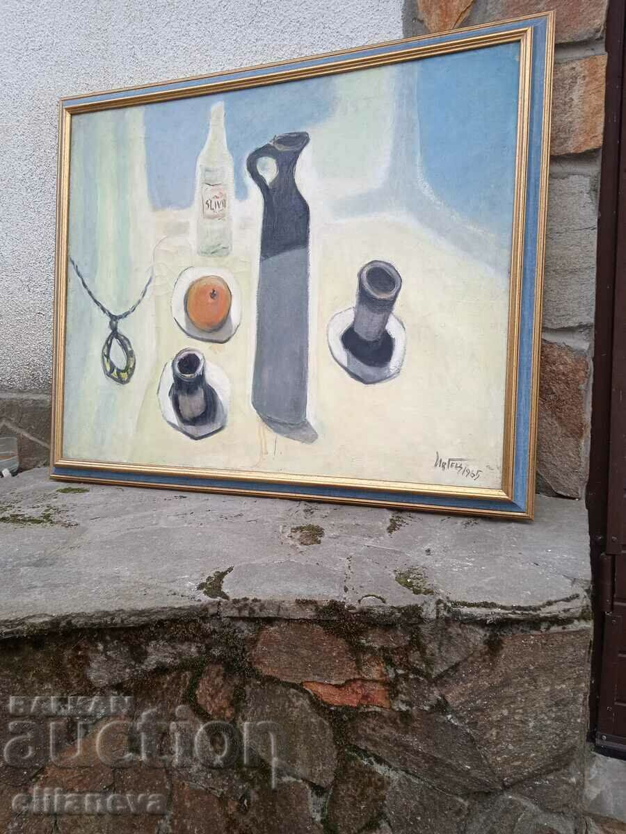 K-on oil canvas Ivan Getsov 85/65cm with price 800.00 BGN | € 409.03 K-on oil canvas Ivan Getsov 85/65cm with price 800.00 BGN | € 409.03