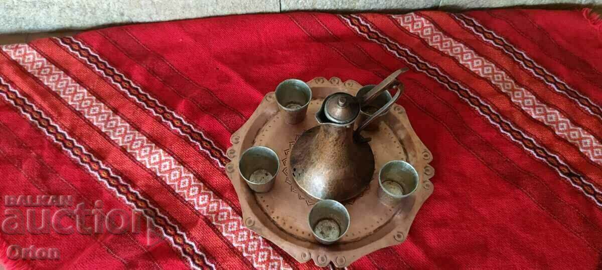 Star Kovan Copper Set for Green Brandy - 6