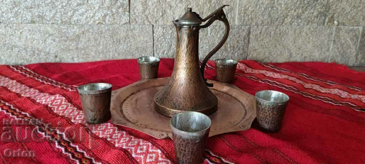 Star Kovan Copper Set for Green Brandy - 7