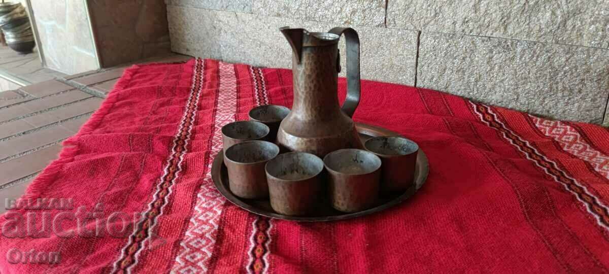 Old Forged Copper Service with price 249.00 BGN | € 127.31