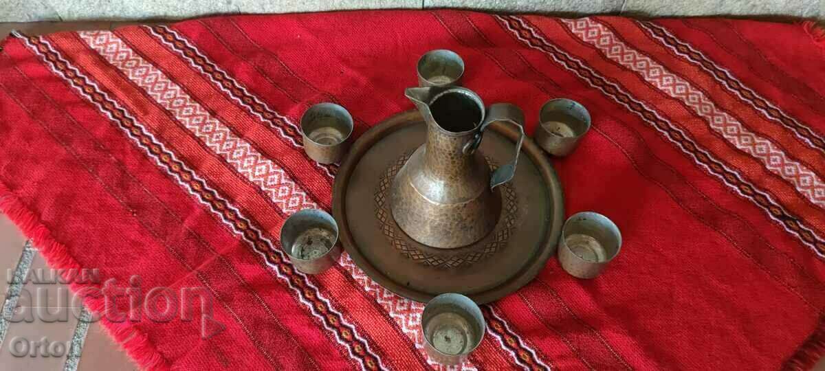 Old Forged Copper Service - 5