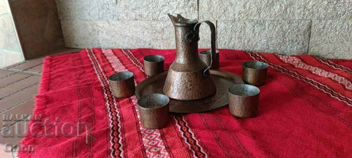Old Forged Copper Service - 6