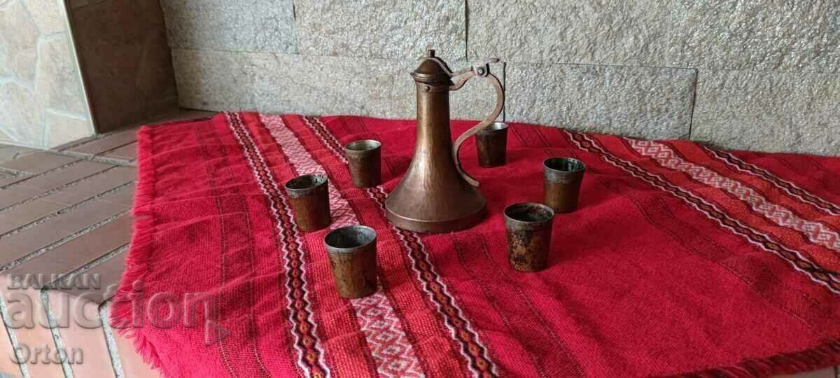 Star Kovan Copper Set for Green Brandy - 5