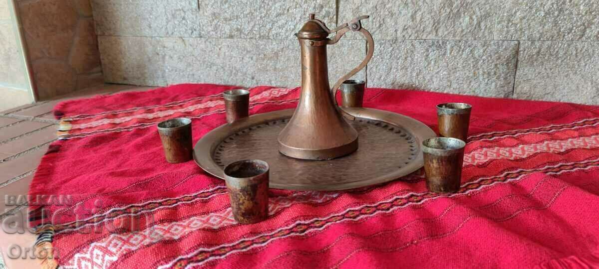 Star Kovan Copper Set for Green Brandy - 6