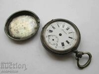 Rare Old Silver Qte NARDIN Pocket Watch 19th Century