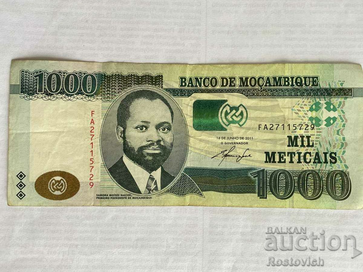 Mozambic 1000 meticais 2011