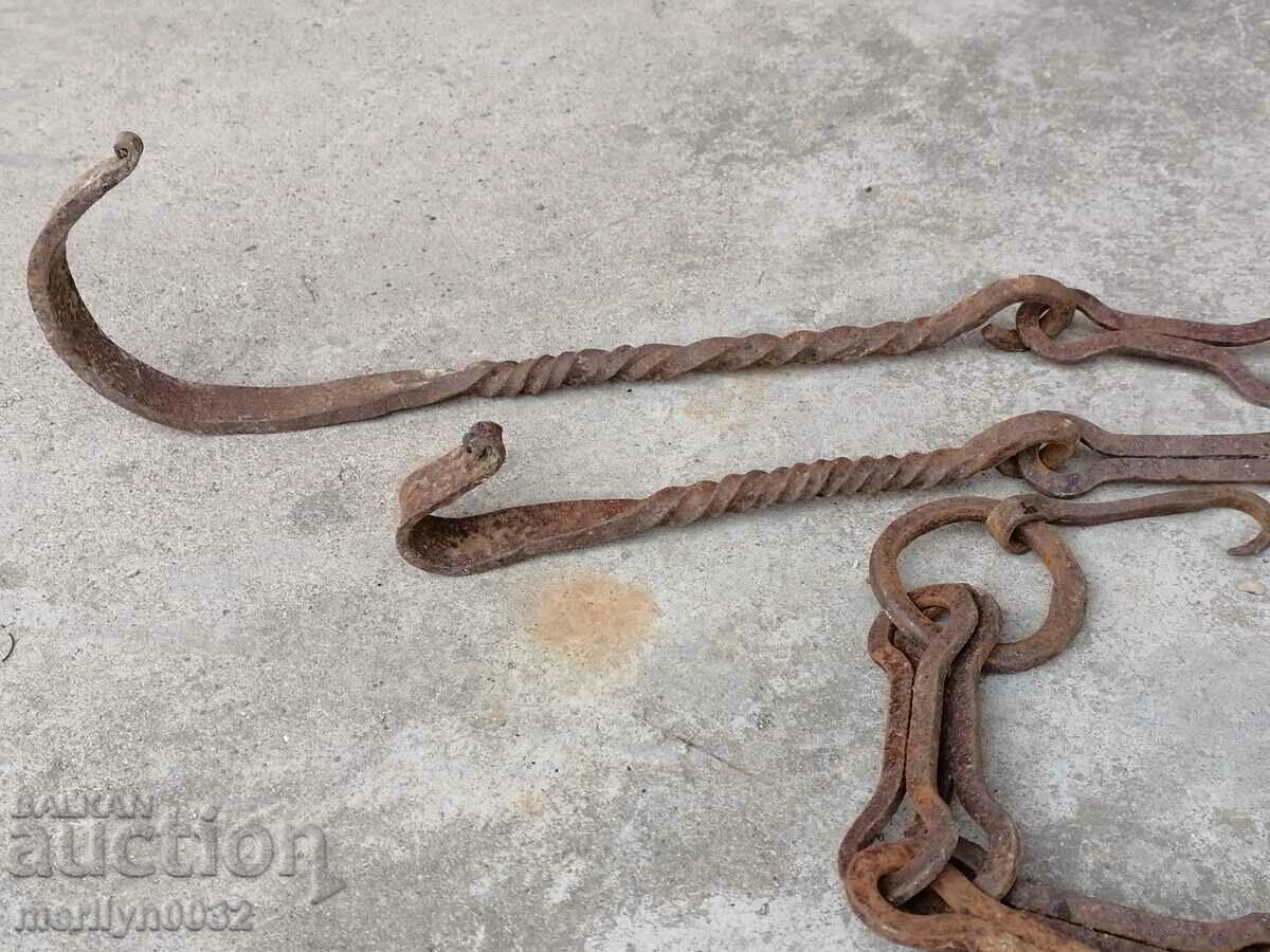 Παράδοση Παλιά πλαστά αλυσίδα άγκιστρο, άγκιστρα κρεμάστρα αλυσίδα ξέσπασμα Παράδοση Παλιά πλαστά αλυσίδα άγκιστρο, άγκιστρα κρεμάστρα αλυσίδα ξέσπασμα