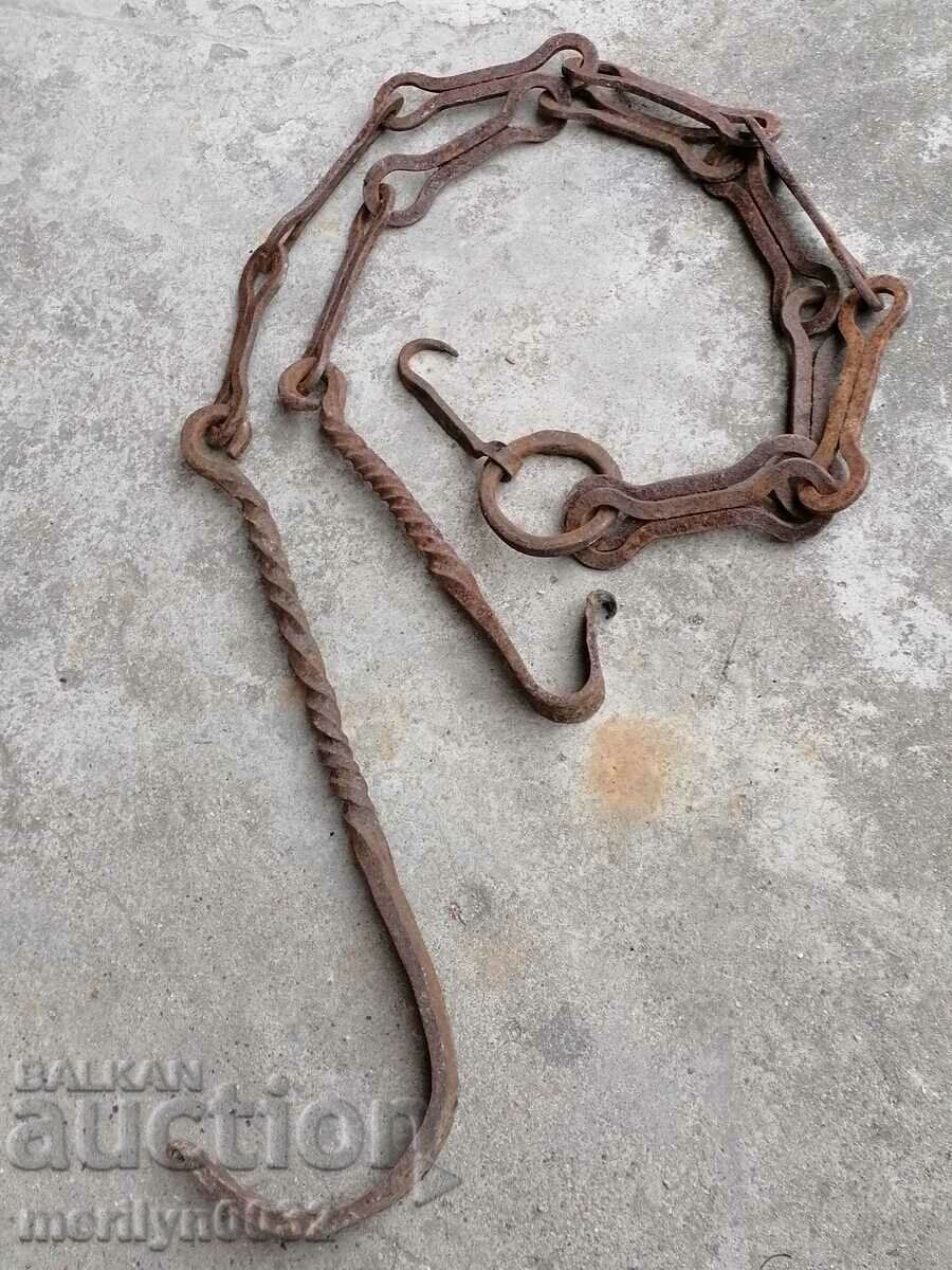 Παλιά πλαστά αλυσίδα άγκιστρο, άγκιστρα κρεμάστρα αλυσίδα ξέσπασμα - 5 Παλιά πλαστά αλυσίδα άγκιστρο, άγκιστρα κρεμάστρα αλυσίδα ξέσπασμα - 5