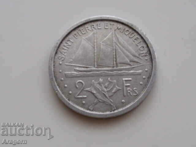 rare Saint Pierre and Miquelon coin; Saint Pierre & Miquelon