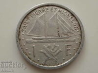 rare Saint Pierre and Miquelon coin; Saint Pierre & Miquelon