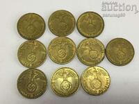 Germania - Al Treilea Reich 5 Reichs Pfennig 1937 A (OR) 10 buc