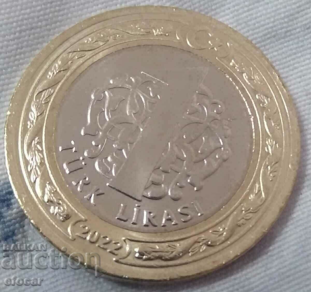 1 λίρα Τουρκία 2022 100 χρόνια της Μεγάλης Επίθεσης με τιμή € 3.98 | 7.78 BGN