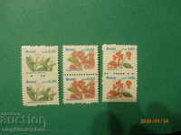 Brazil 1989 MI № 2303/5 FLOWERS