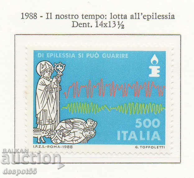 1988. Italia. Fundația pentru epilepsie.