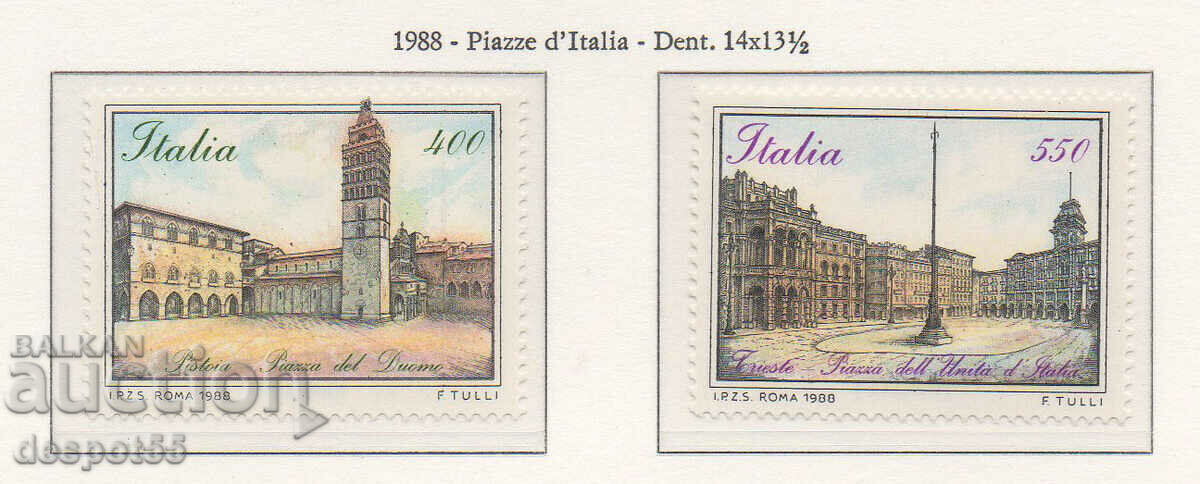 1988. Italia. Pătrate.