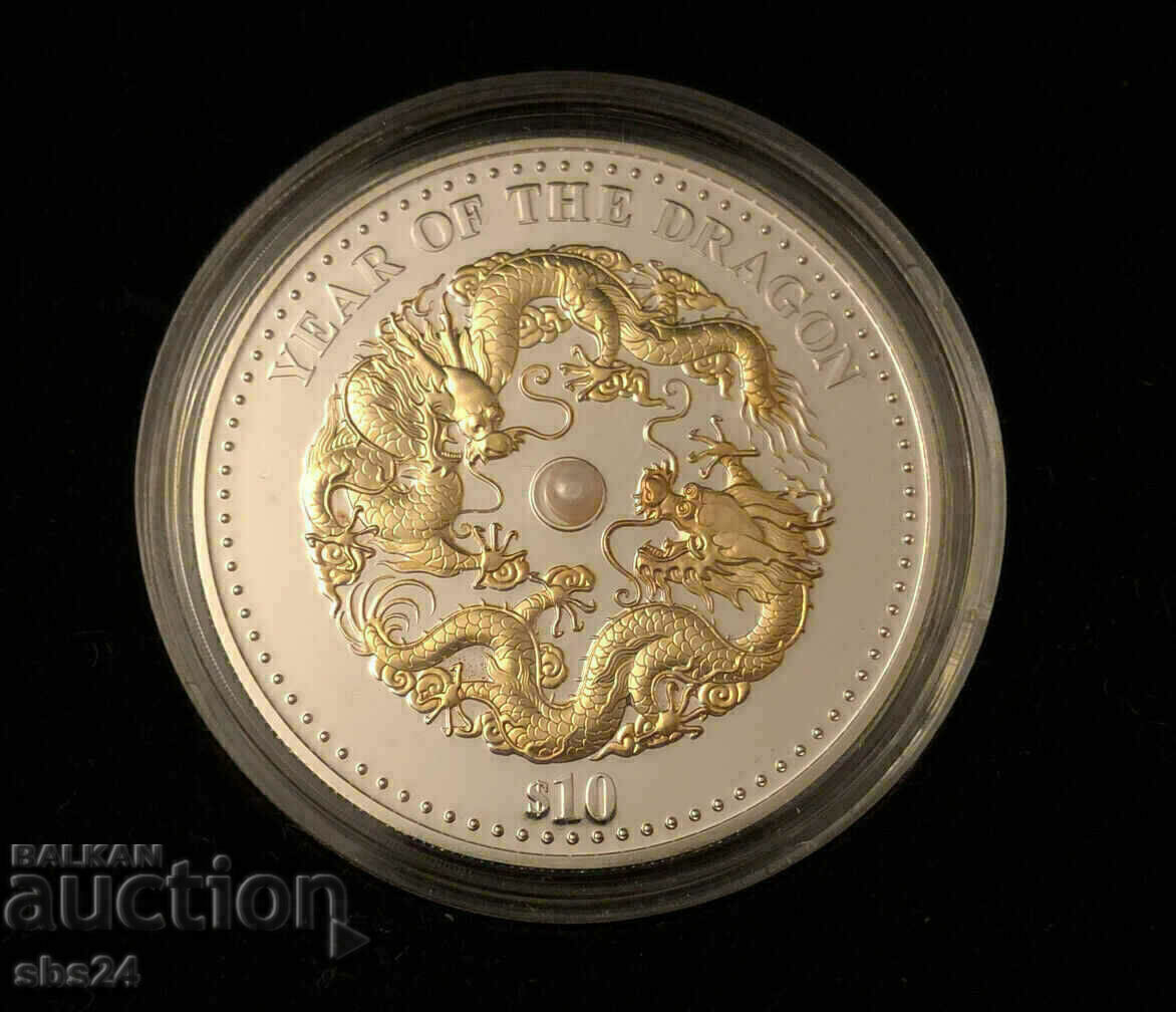 Fiji 2012 10$ Year of the Lunar Dragon Fiji 2012 10$ Year of the Lunar Dragon