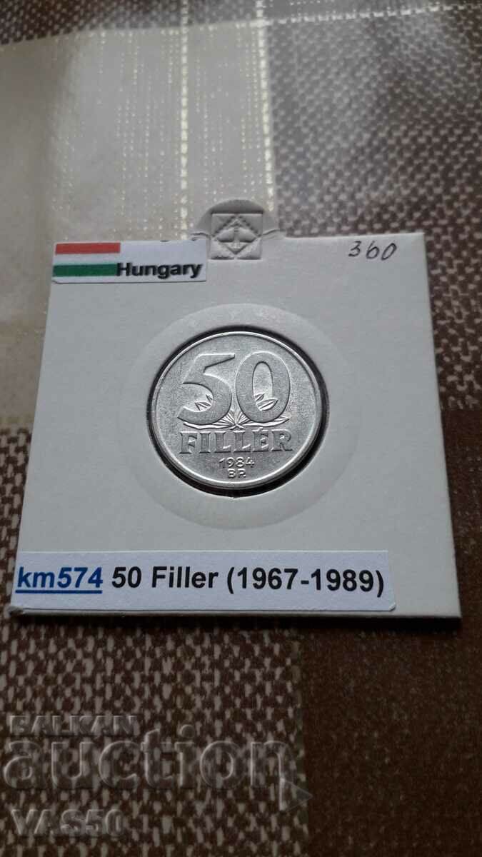 360. HUNGARY-50 filers 1984