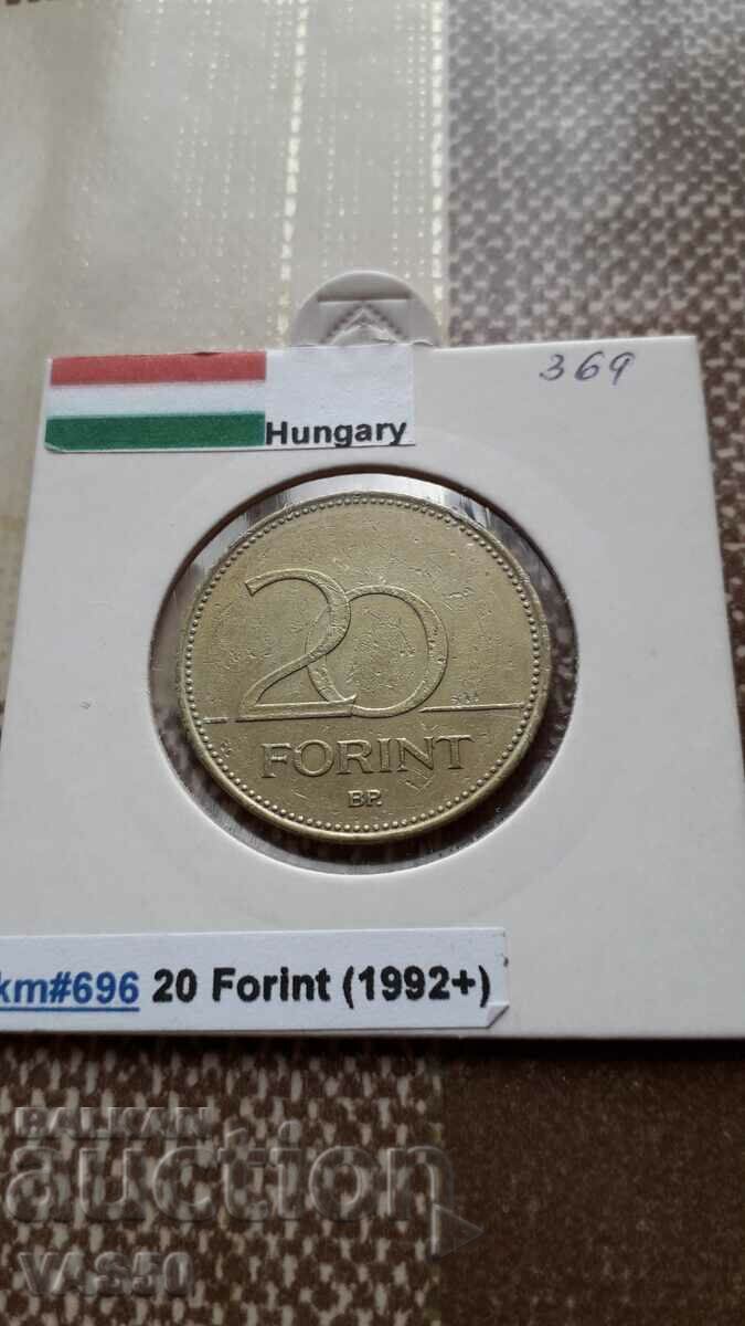 369. HUNGARY-20 forints 1994