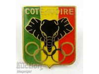 Olympic Badge - Ivory Coast - Olympic Committee