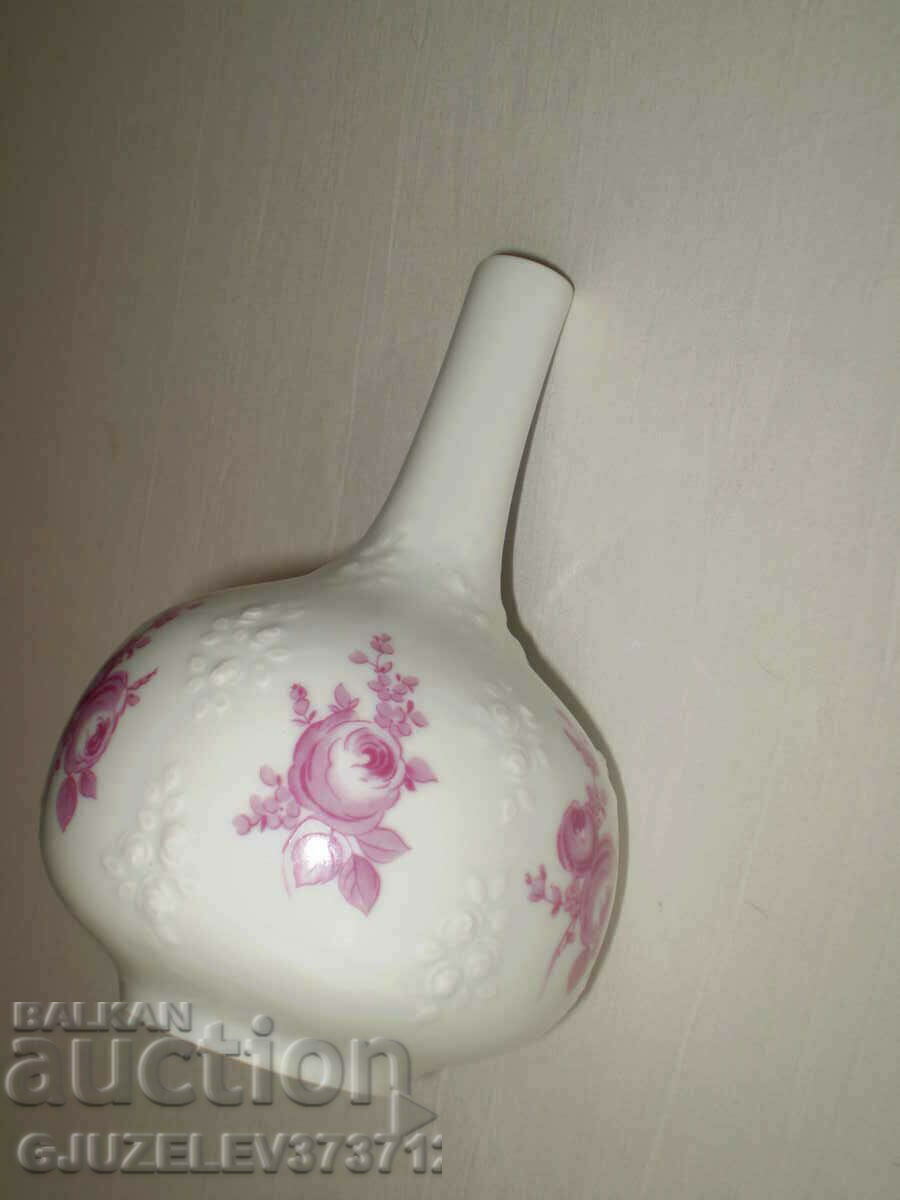 Old Vintage Porcelain Vase Rare Find Wallendorf W1764G - 7 Old Vintage Porcelain Vase Rare Find Wallendorf W1764G - 7