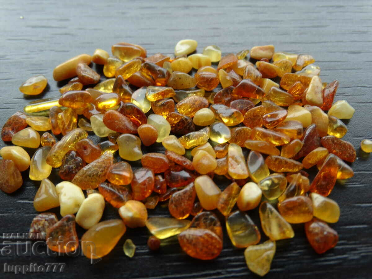 36.50 ct natural Baltic amber lot 100 pcs.+ with price 55.00 BGN | € 28.12