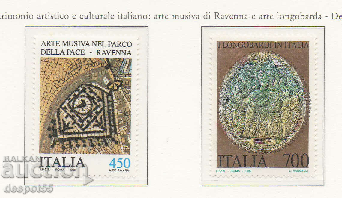 1990. Италия. Художествено наследство.