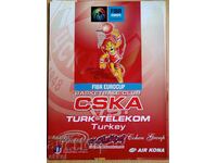 Basketball program CSKA - Telecom Turkey FIBA Eurocup 2006