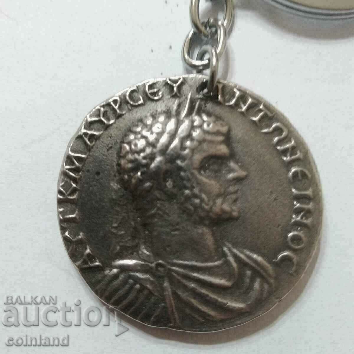 Roman Coin Keychain - REPLICA REPRODUCTION - 6 Roman Coin Keychain - REPLICA REPRODUCTION - 6