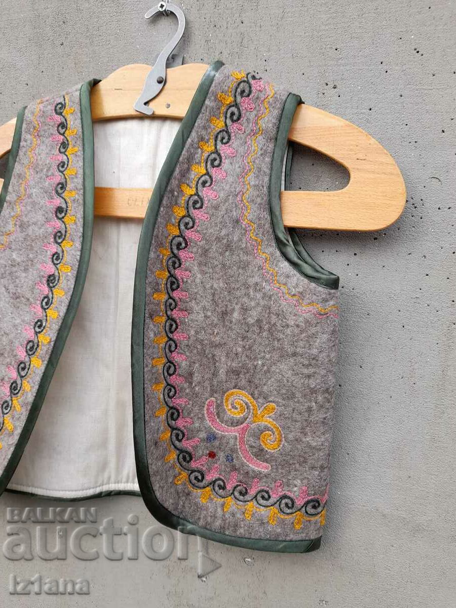 Auction  Old baby ethno vest, vest