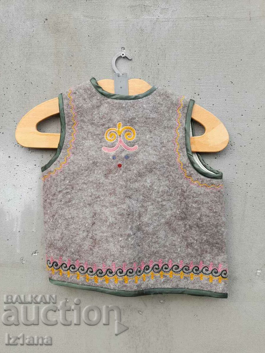 Old baby ethno vest, vest - 5