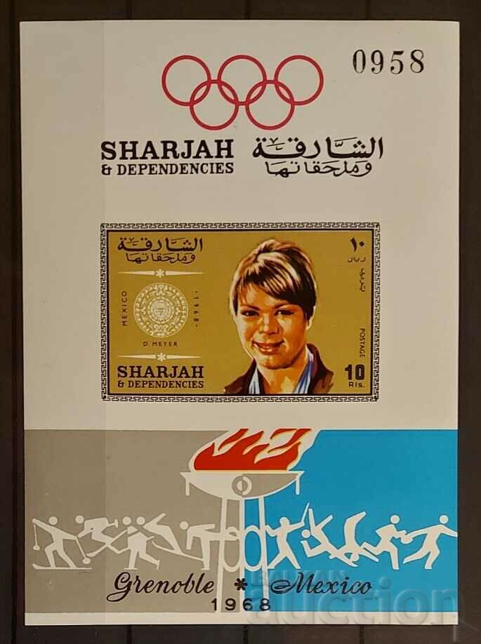 Carzach 1969 Sports/Olympic Games Block Unperforated MNH
