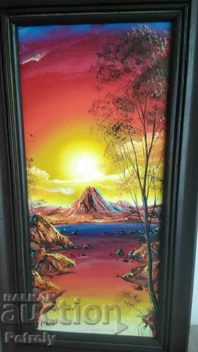 Painting by V. Yanev with price 200.00 BGN | € 102.26 Painting by V. Yanev with price 200.00 BGN | € 102.26