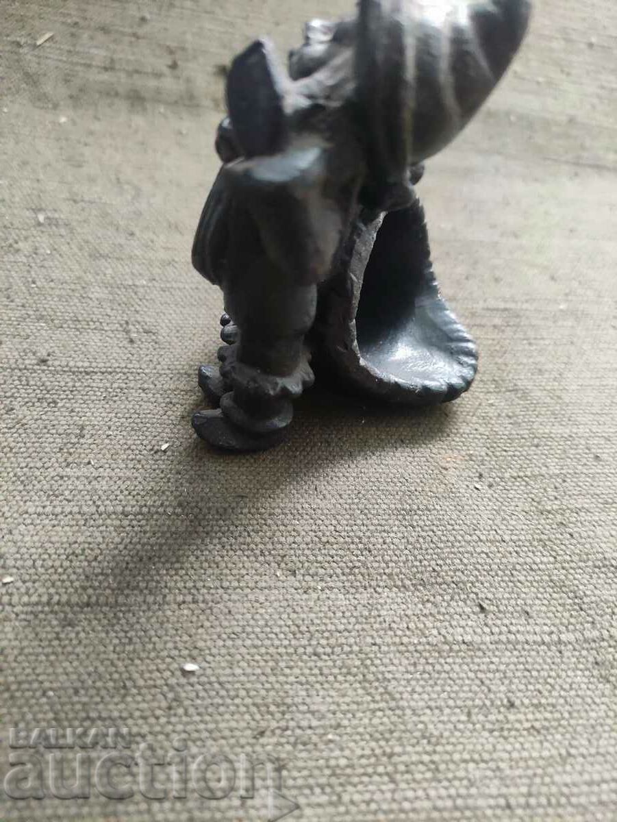 Metal, copper figurine - 6