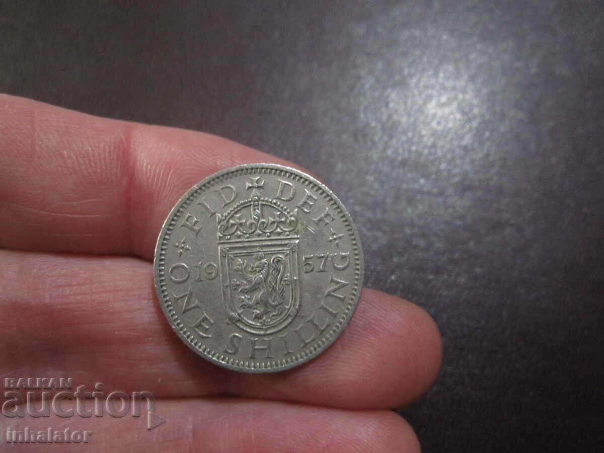 1957 1 shilling -