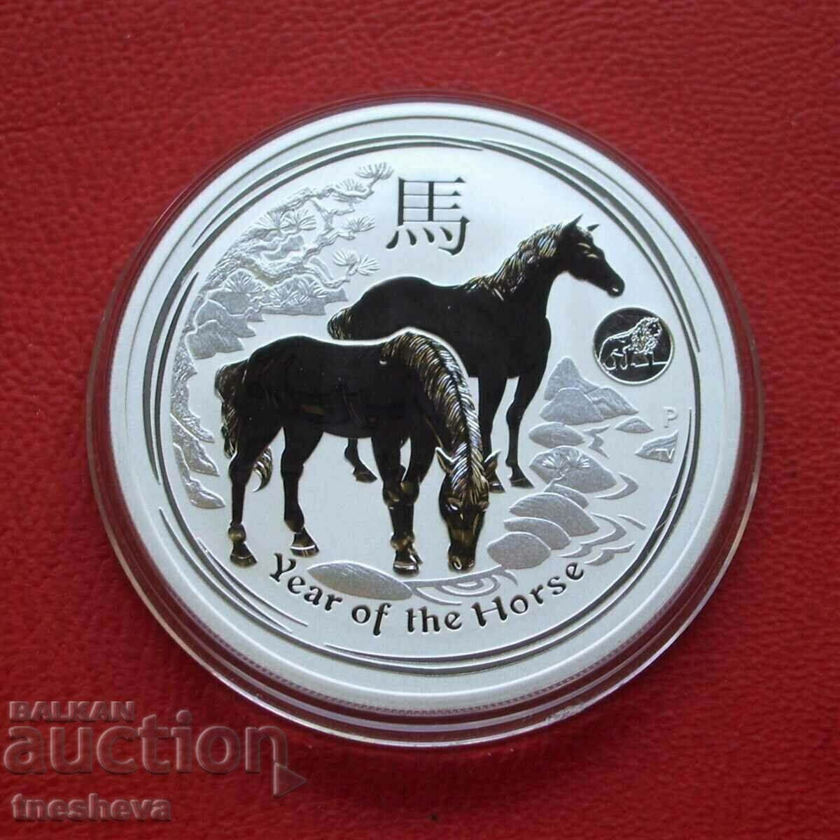 1 oz. Lunar, year of the "Horse" 2014 with a lion!!