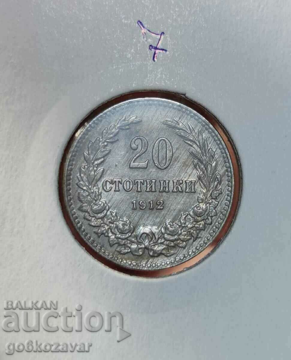 Bulgaria 20 cents 1912 Collection!