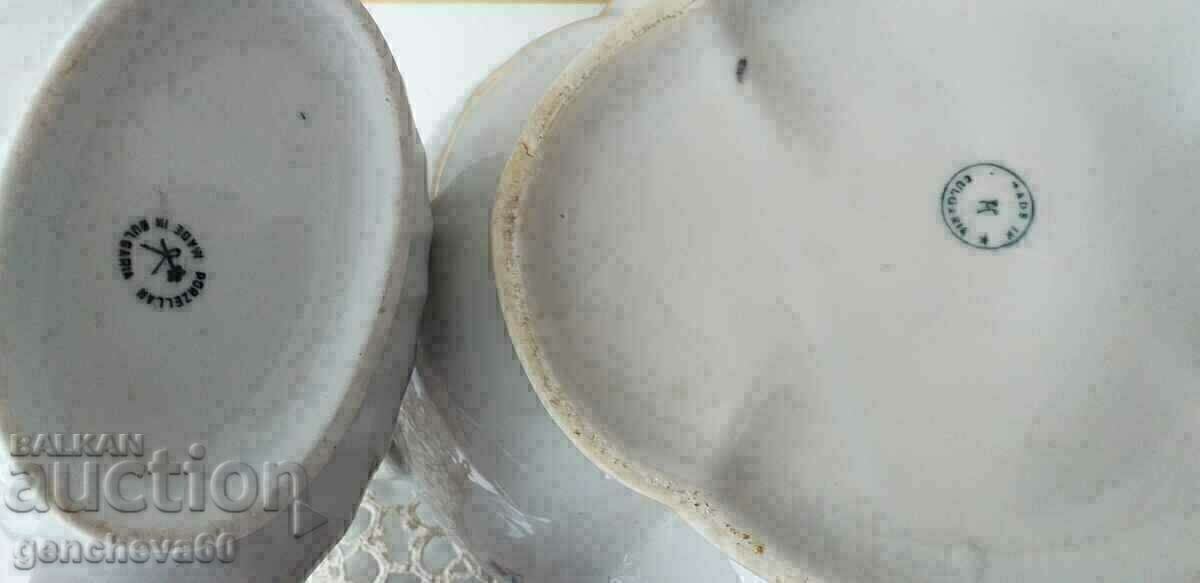 Large Bulgarian soup bowl and saucer SOC - 5 Large Bulgarian soup bowl and saucer SOC - 5