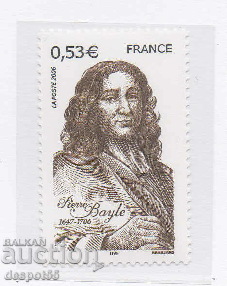 2006. France. 300 years since the death of Pierre Bayle - philosopher.