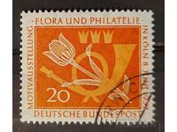 Γερμανία 1957 Φιλοτελική Έκθεση/Χλωρίδα/Σφραγίδα λουλουδιών