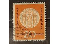 Germany 1957 Anniversary/Buildings Stamp