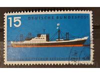 Германия 1957 Кораби Клеймо
